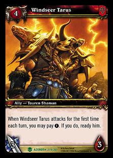 World of Warcraft: Heroes of Azeroth (Base Set) card 271 Windseer Tarus