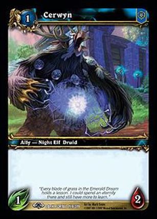 World of Warcraft: Through the Dark Portal (Base Set) card 159 Cerwyn