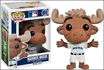 Pop! MLB Mascots figure 1 Mariner Moose (White Jersey)
