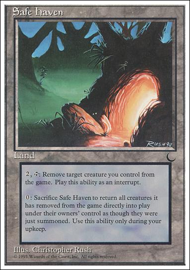 Magic the Gathering: Chronicles (Base Set) card 113 Safe Haven