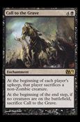 Magic the Gathering: 2012 Core Set (Base Set) card 85 Call to the Grave