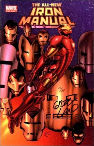 All-New Iron Manual issue 1-B DF (Signed by Greg Land) 1/25