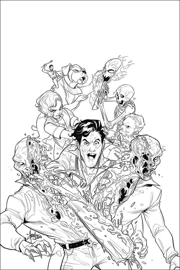 Death to the Army of Darkness issue 2-K Mirka Andolfo 1:30 Black & White Virgin Cover