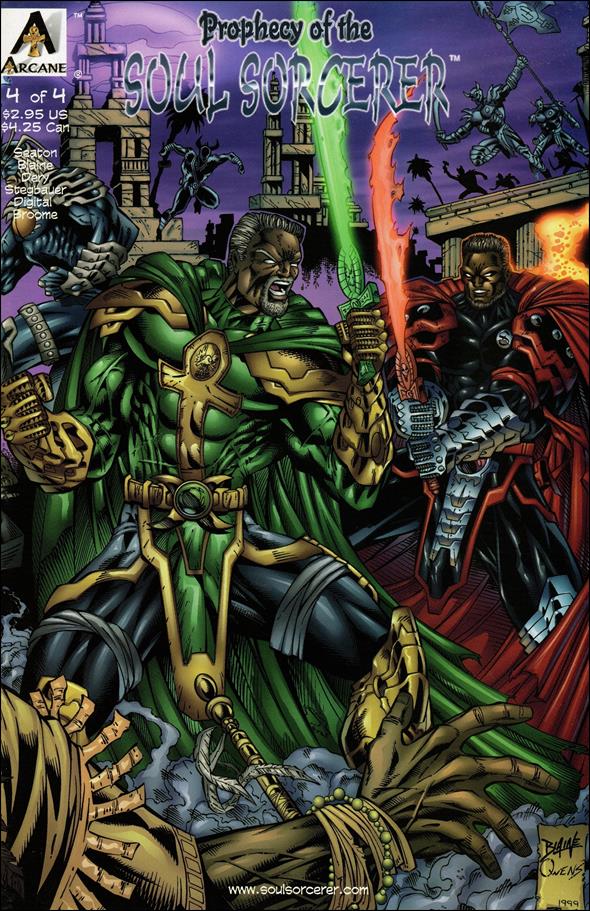 Prophecy of the Soul Sorcerer (1998) issue 4 Battlefield Cover