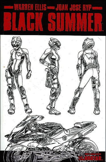 Black Summer issue 3-C Design Sketch Cover