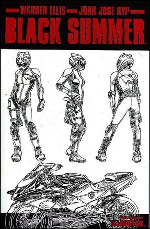 Black Summer issue 3-C Design Sketch Cover
