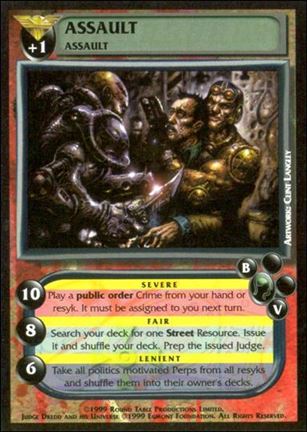 Dredd: The Card Game card 3 Assault