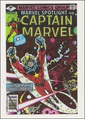 Marvel Super Heroes First Issue Covers (Base Set) card 17 Marvel Spotlight