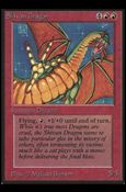 Magic the Gathering: Limited Edition Beta (Base Set) card 175 Shivan Dragon