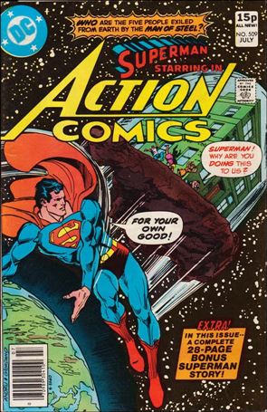 Action Comics (1938) issue 509-B UK Price Cover