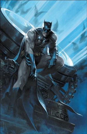 Batman (2016) issue 100-W Dell'Otto Bulletproof Comics Virgin w/ Bats Cover