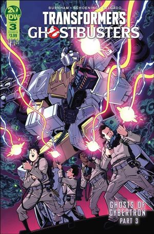 Transformers/Ghostbusters issue 3-B Nick Roche Cover