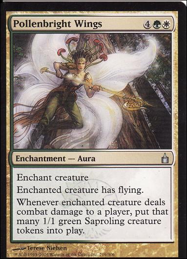 Magic the Gathering: Ravnica (Base Set)  card 219 Pollenbright Wings