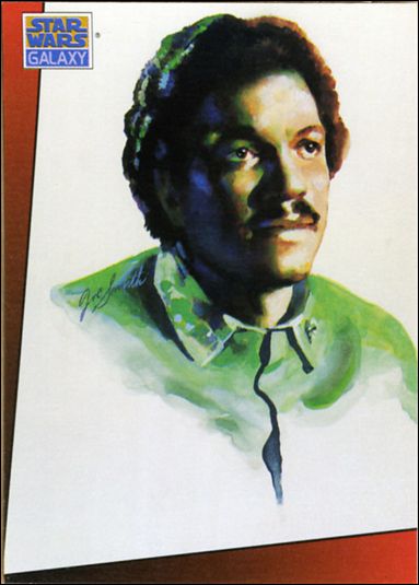 Star Wars Galaxy: Series 1 (Base Set) card 9 Lando Calrissian