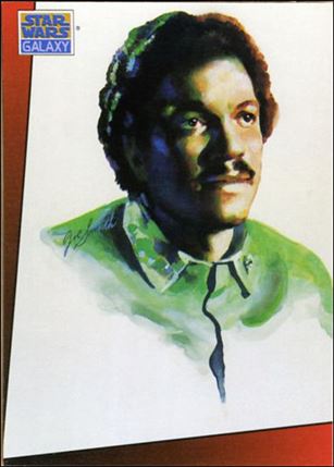 Star Wars Galaxy: Series 1 (Base Set) card 9 Lando Calrissian