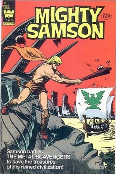 Mighty Samson (1964) issue 32 Yellow Whitman Logo