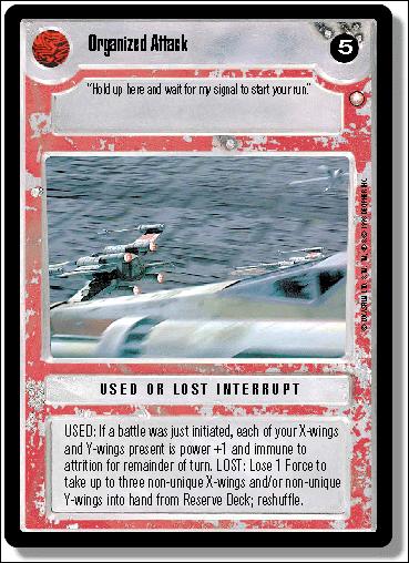 Star Wars: Special Edition Limited (Base Set) card 268 Organized Attack