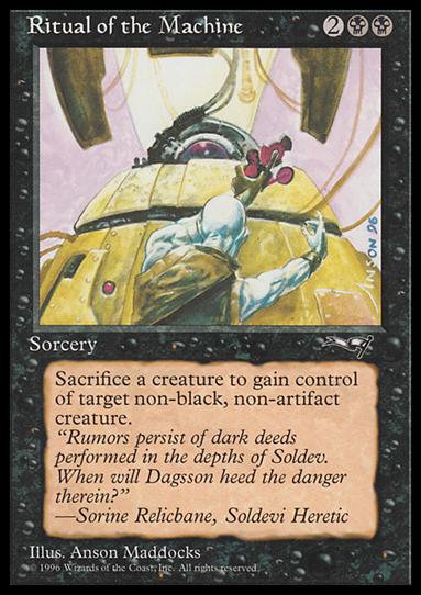 Magic the Gathering: Alliances (Base Set) card 59 Ritual of the Machine