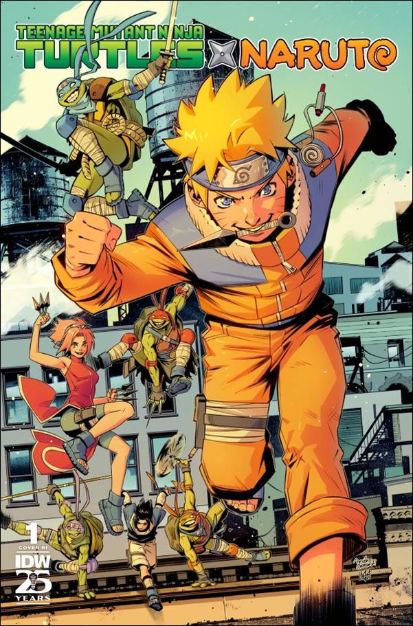 Teenage Mutant Ninja Turtles x Naruto issue 1-K Belén Ortega 1:150 Cover