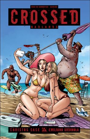 Crossed: Badlands issue 100-E Summer Fun Cover