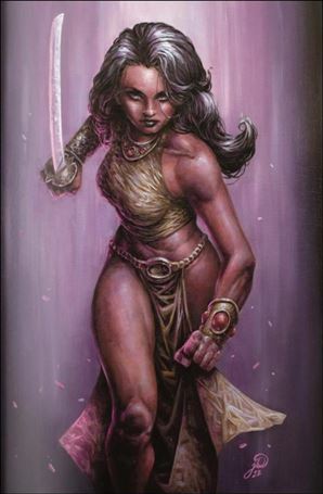John Carter of Mars (2022) issue 1-W Johnny Desjardins ComicTom101 Purple Cover