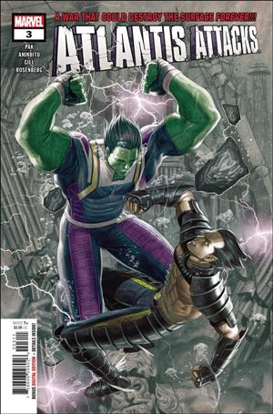 Atlantis Attacks issue 3 Rock-He Kim Cover