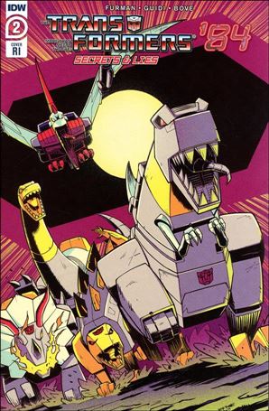 Transformers '84 issue 2-C Nick Roche 1:10 Cover