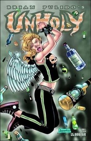 Brian Pulido's Unholy issue 1-F Gold Foil Cover