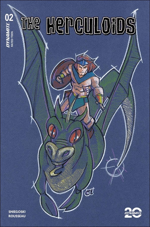 Herculoids (2025) issue 2-K Craig Rousseau Pastel Art 1:10 Cover