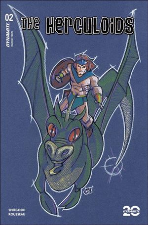 Herculoids (2025) issue 2-K Craig Rousseau Pastel Art 1:10 Cover