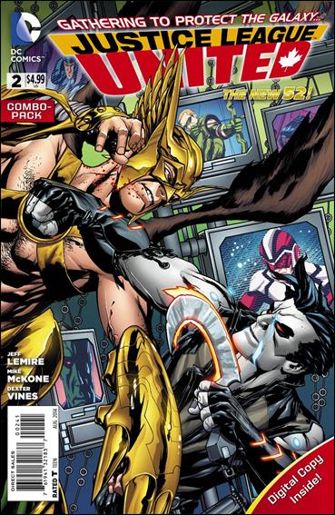 Justice League United issue 2-B Polybagged Mike McKone Cover Combo Pack