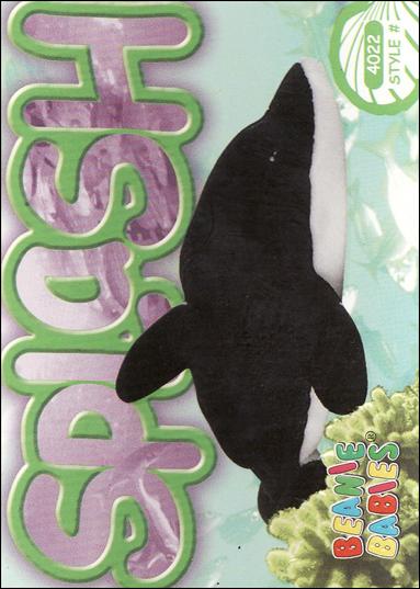 Beanie Babies Series 4 (Base Set) card 233 Splash