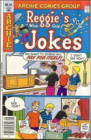 Reggie's Wise Guy Jokes issue 50