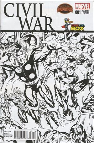 Civil War (2015) issue 1-S Mike McKone ComicConBox.com Sketch Cover