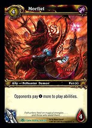 World of Warcraft: Through the Dark Portal (Base Set) card 109 Morfiel