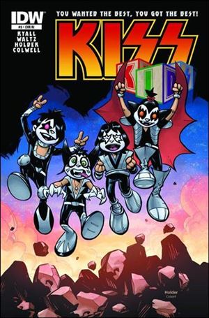 KISS Kids issue 3-B Jose Holder 1:10 Cover