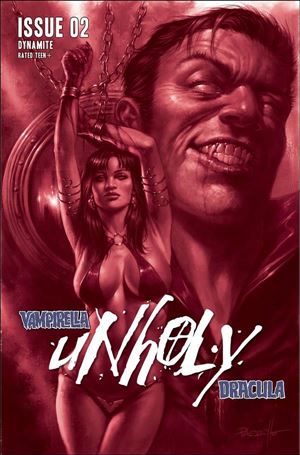 Vampirella/Dracula: Unholy issue 2-I Lucio Parrillo 1:10 Red Tint Cover