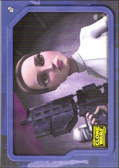 Star Wars: The Clone Wars Trading Card Stickers (Base Set) card 71 Amidala Joins the Fight