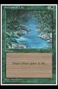 Magic the Gathering: 4th Edition (Base Set) card 272 Stream of Life
