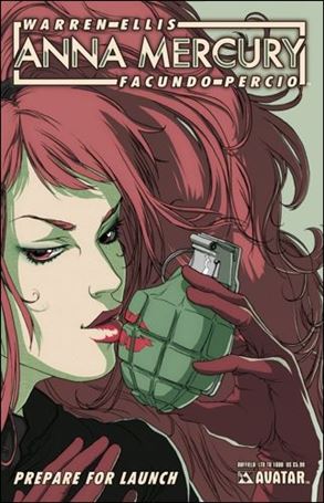 Anna Mercury: Prepare for Launch issue 1-C Paul Duffield Cover 1/2000
