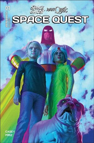 Space Ghost / Jonny Quest: Space Quest issue 1-U Mark Spears Blue Cover