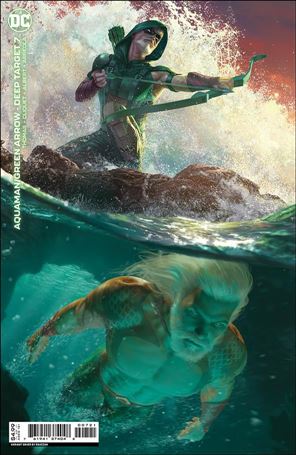 Aquaman/Green Arrow: Deep Target issue 7-B Rahzzah Cardstock Cover