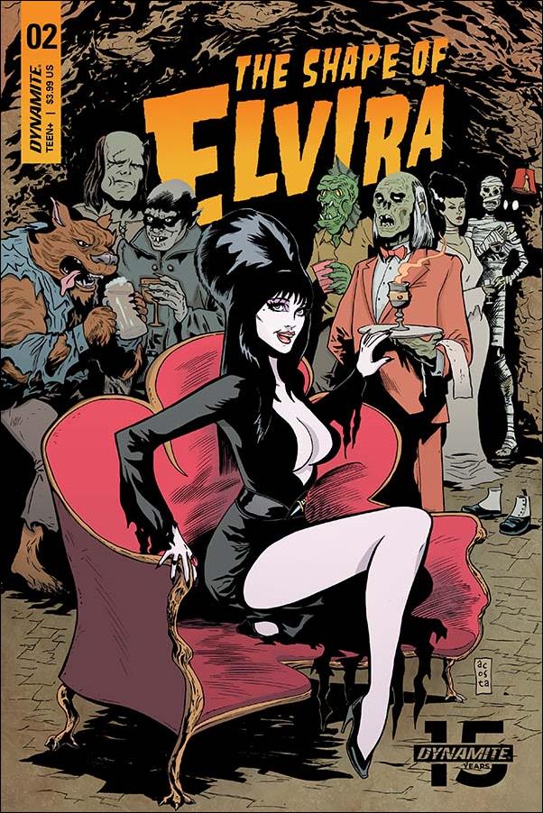 Shape of Elvira issue 2-C Dave Acosta Cover
