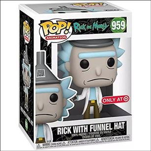 POP! Animation figure 959 Rick with funnel hat