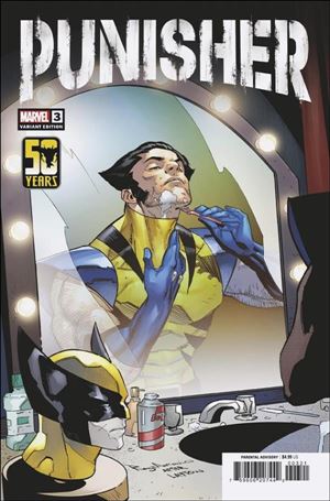 Punisher (2023) issue 3-B Rogê Antônio Wolverine 50th Anniversary Cover