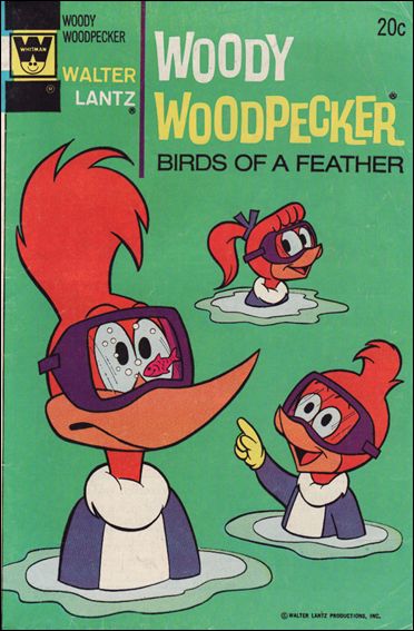 Walter Lantz Woody Woodpecker  issue 131-B Whitman Cover