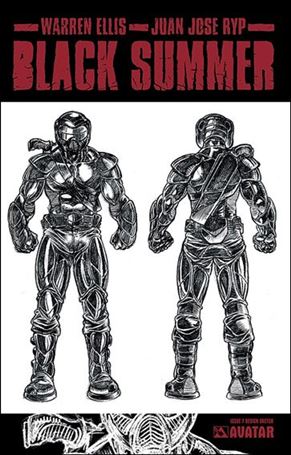Black Summer issue 7-D Design Sketch Cover