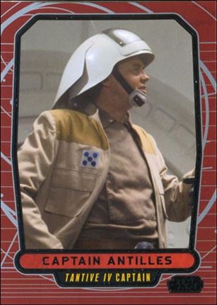 Star Wars Galactic Files (Base Set) card 115 Captain Antilles Tantive IV Captain