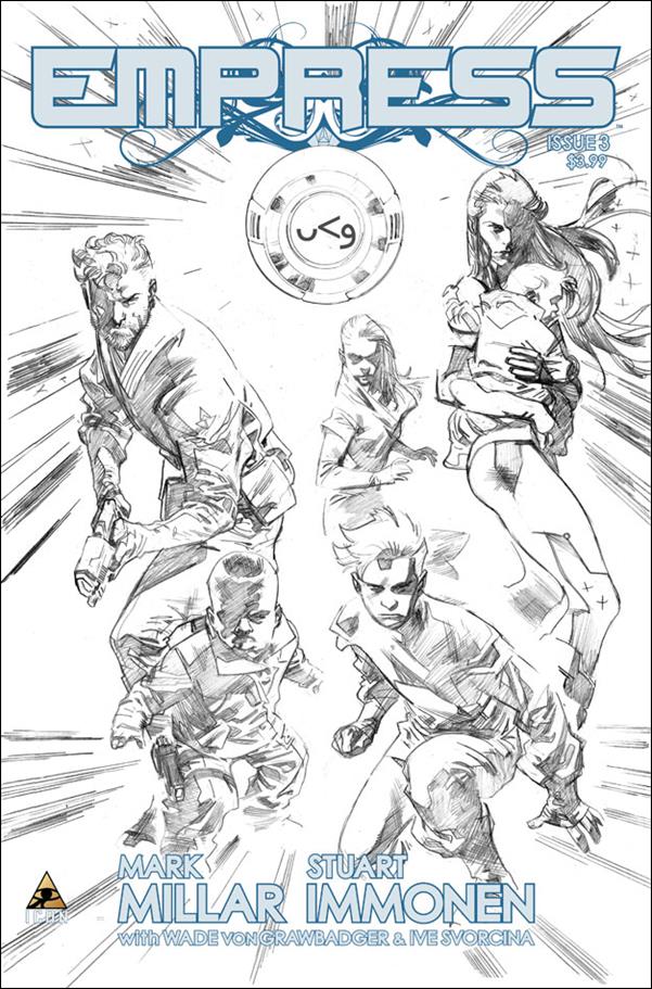 Empress issue 3-D Stuart Immonen 1:200 Sketch Cover
