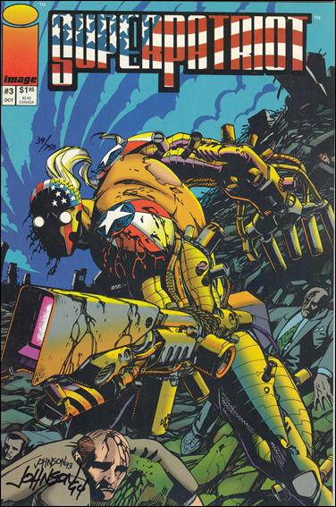 SuperPatriot issue 3-B Dynamic Forces Set (signed by Dave Johnson) 1/750